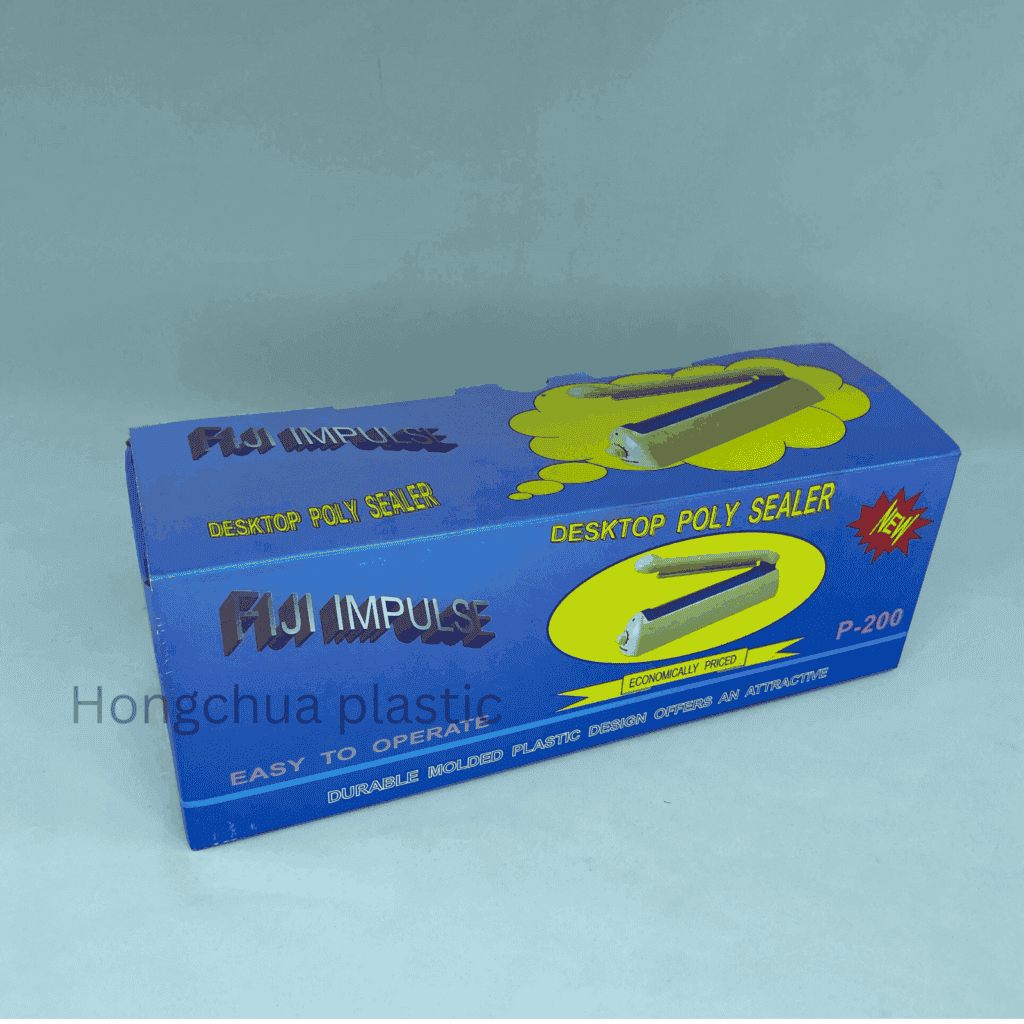 เครื่องซีลมือกด 8 นิ้ว ยี่ห้อ Fiji เครื่องซีลปากถุง-ฮงจั๊วพลาสติก