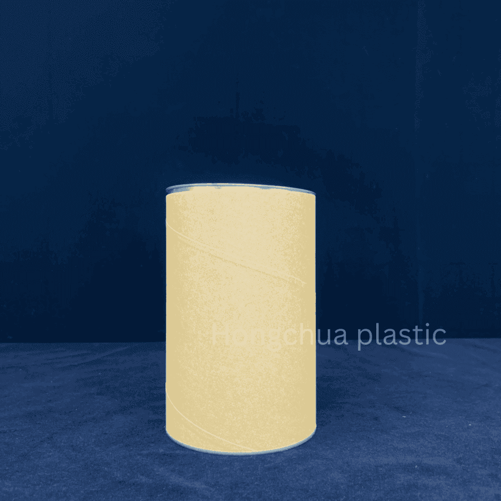 กระป๋องกระดาษ Paper Tube 11.5x18 ซม. ฝาอลูมิเนียม สำหรับใส่สิน้คาประเภทผงและแห้ง