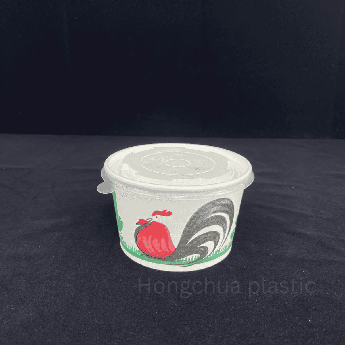 ชามตราไก่ (พร้อมฝา) สำหรับใส่อาหาร