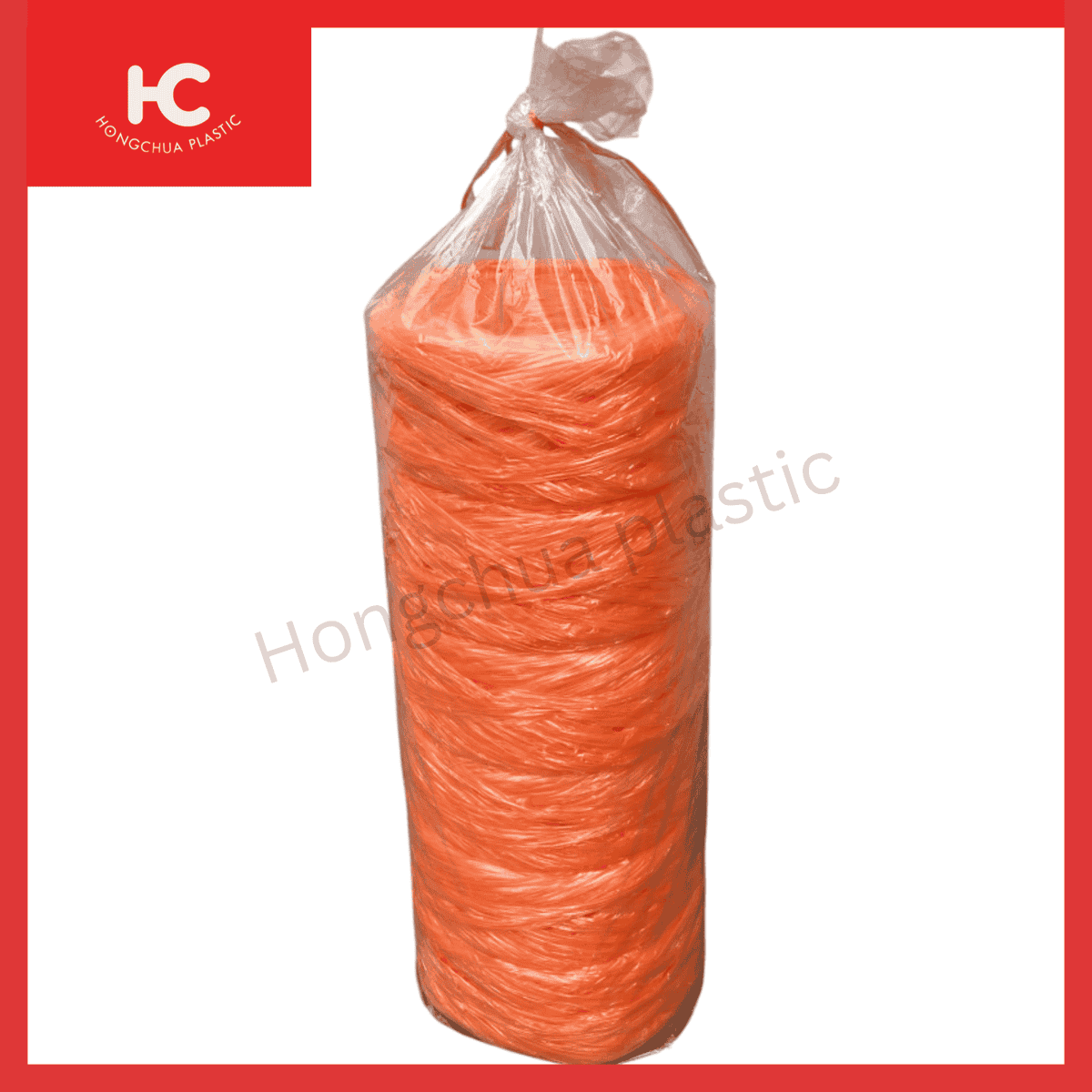 เชือกพลาสติกสีส้ม ราคาส่ง