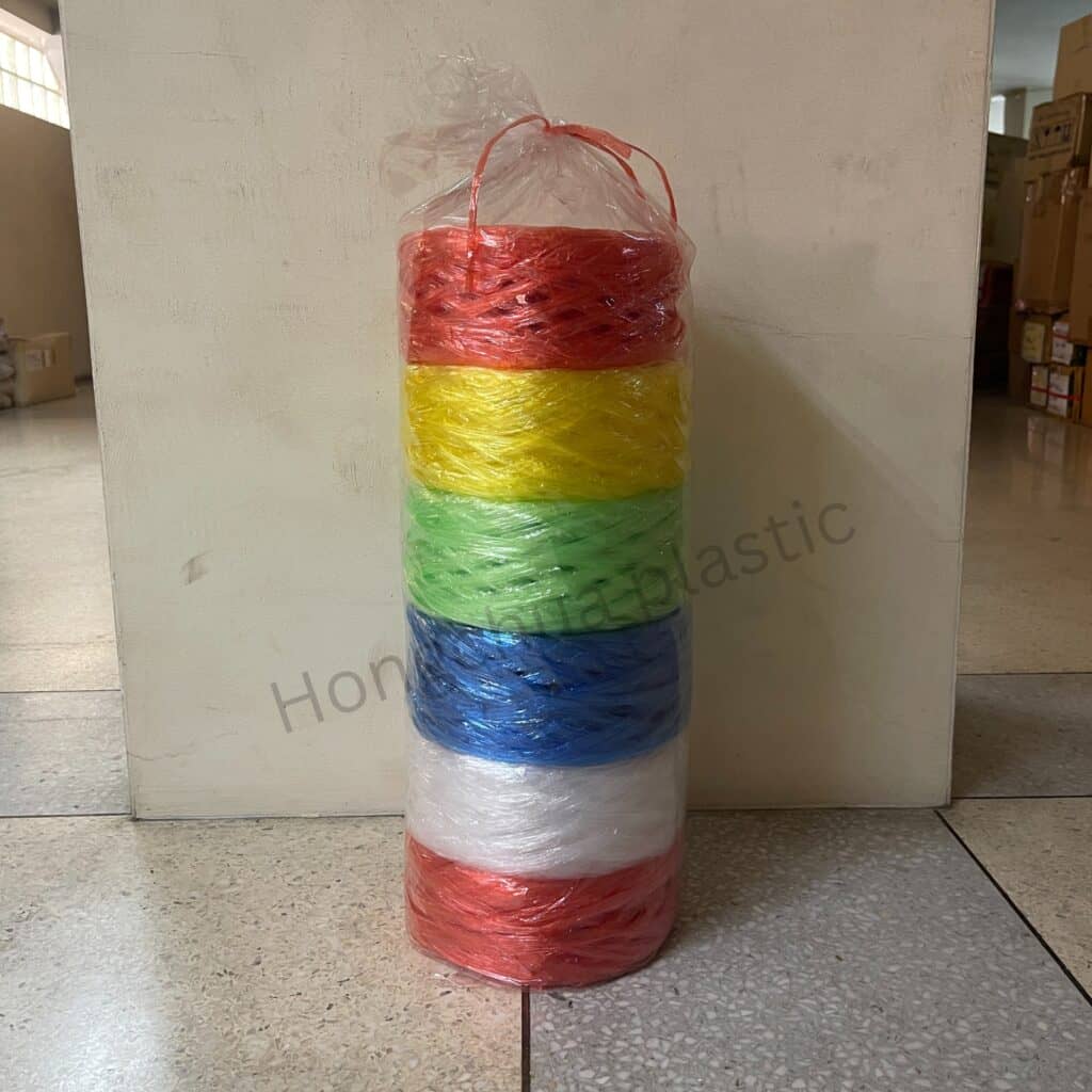 เชืองฟางคละสี - ฮงจั๊วพลาสติก