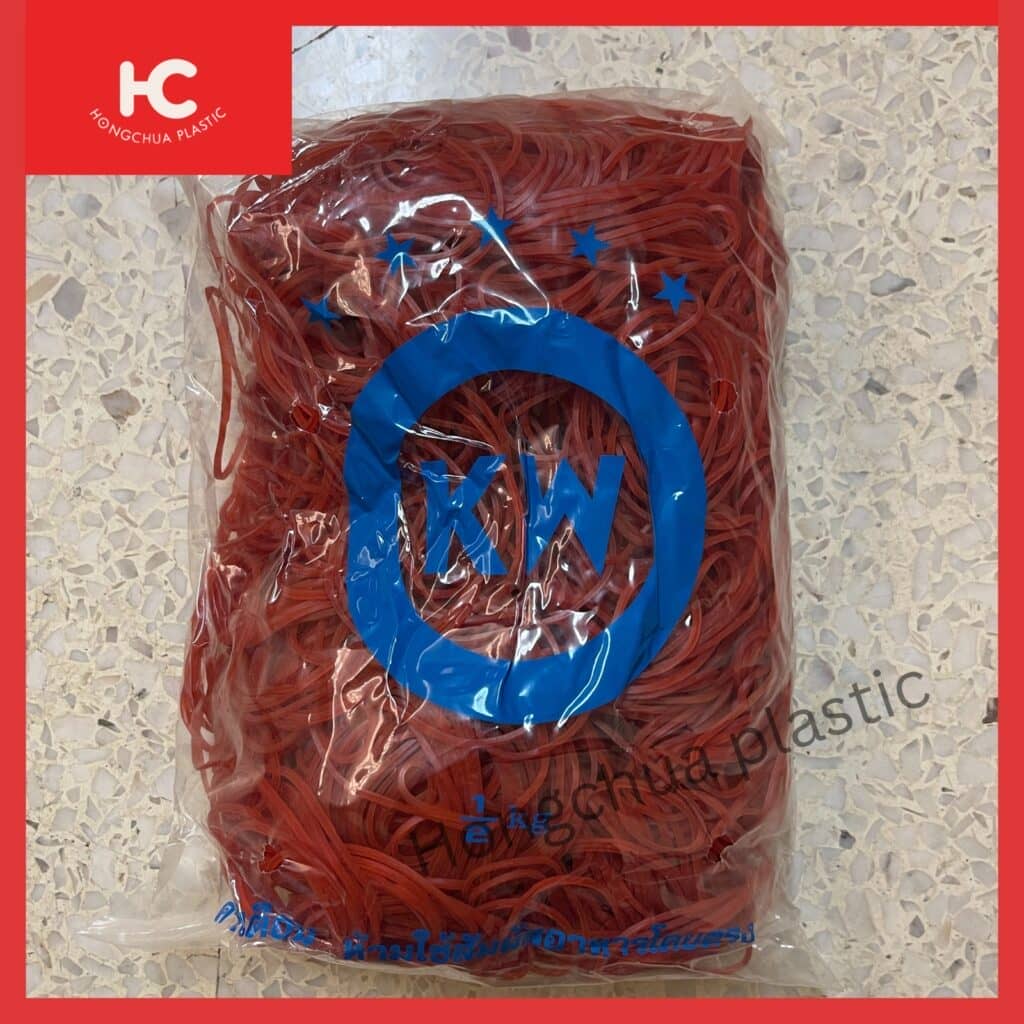 หนังยาง KW สีแดง