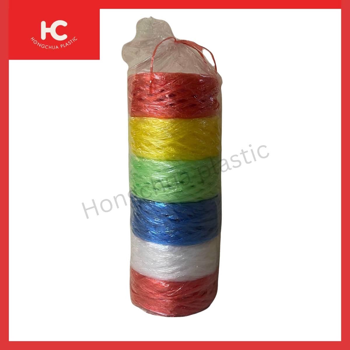 เชืองฟางคละสี - ฮงจั๊วพลาสติก