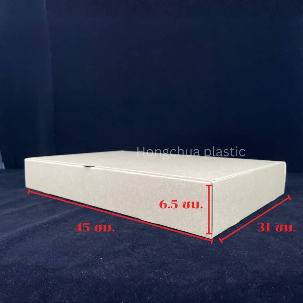 กล่องลูกฟูก ไซต์ XL พร้อม ขนาดกล่อง