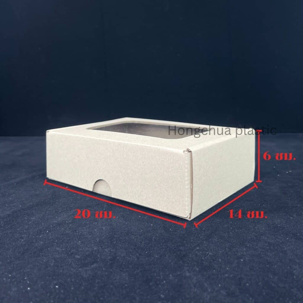 กล่องเจาะหน้าต่าง ไซต์ S พร้อม ขนาดกล่อง