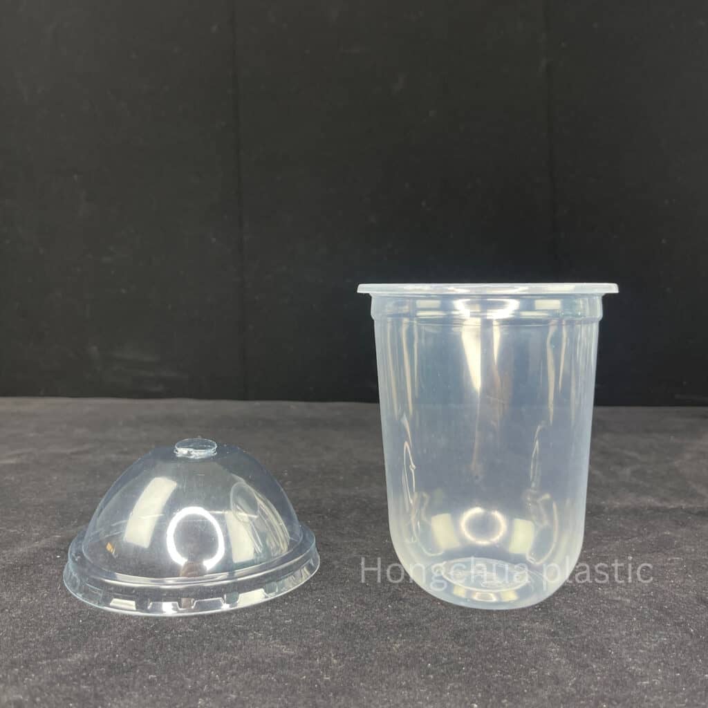 สิยค้าแก้วแคปซูล 16 ออนซ์ พร้อมฝาโดมเจาะ