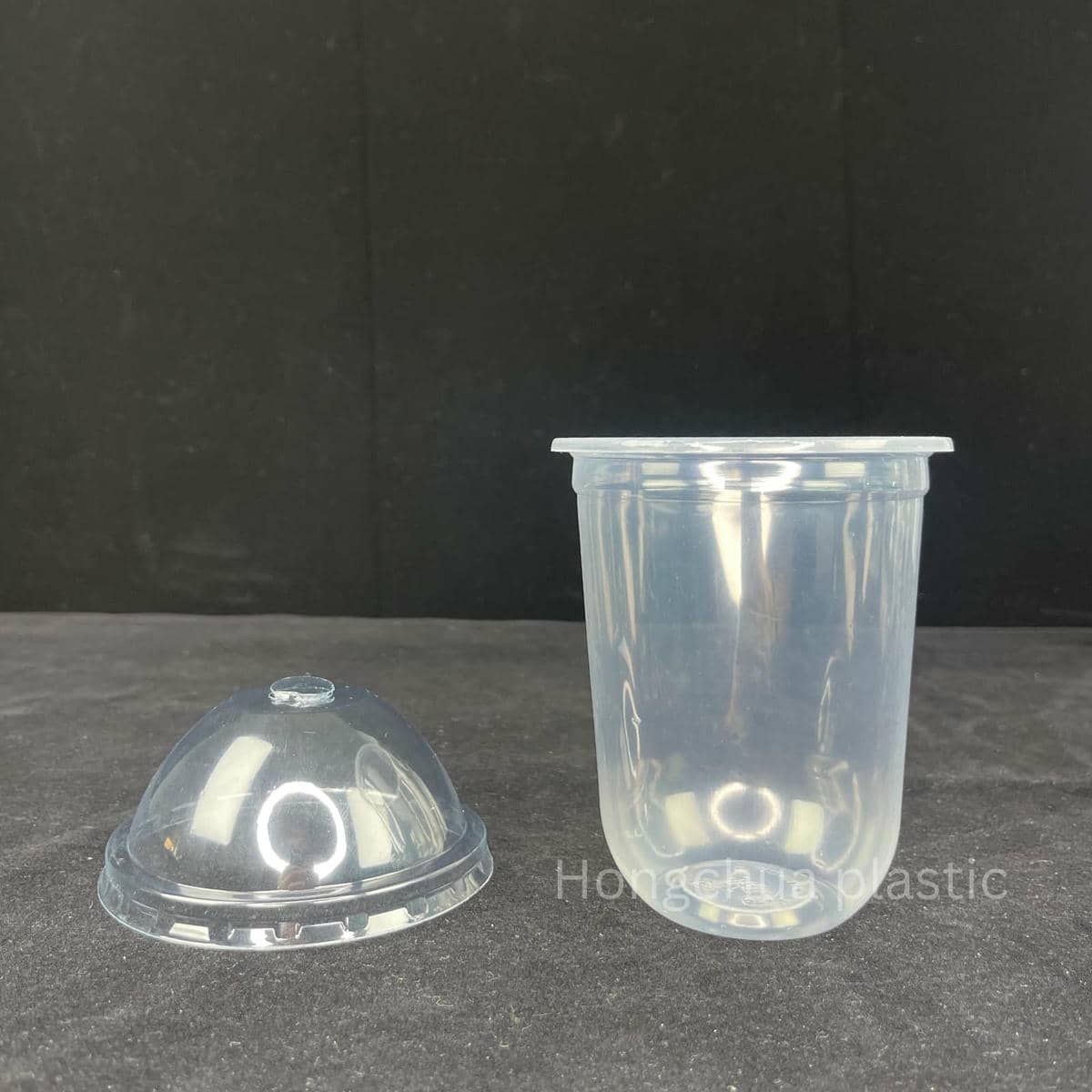 สินค้าแก้วแคปซูล 16 ออนซ์ พร้อมฝาโดมเจาะ