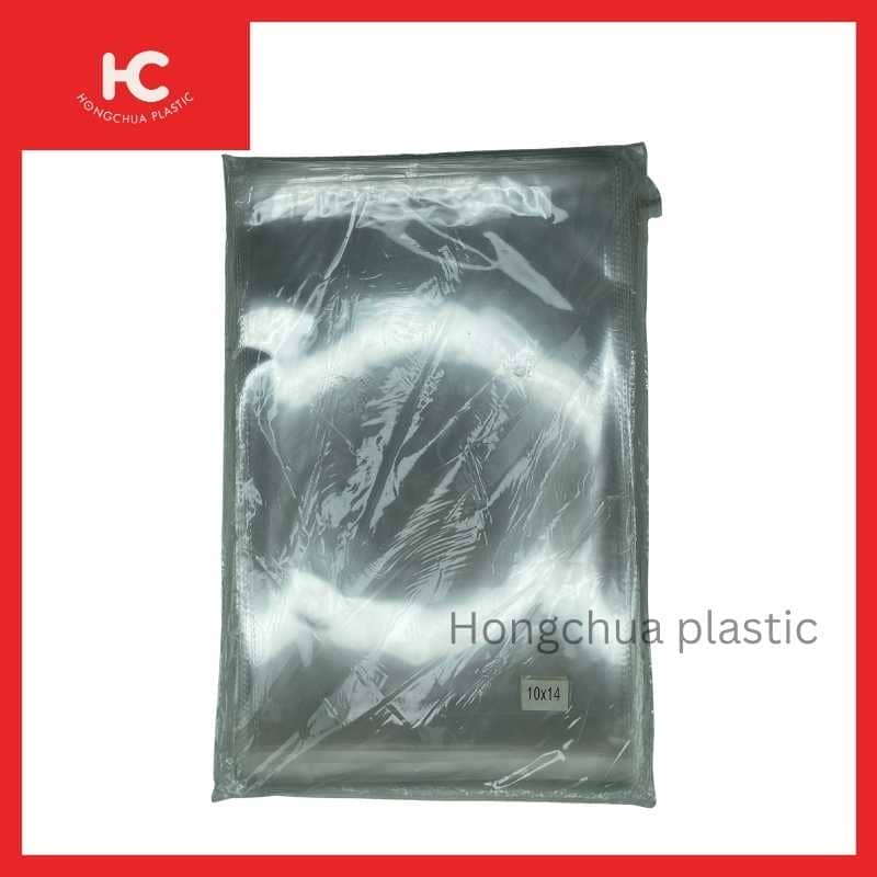 แพ็คถุงแก้ว ลายปรุขนาด 10*14 นิ้ว