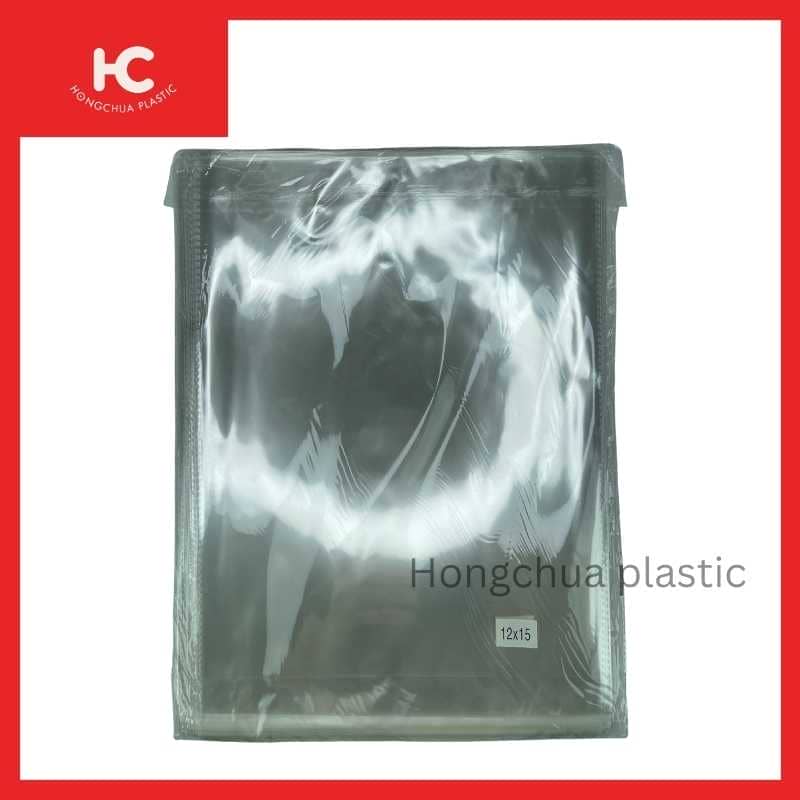 แพ็คถุงแก้ว ลายปรุขนาด 12*15 นิ้ว