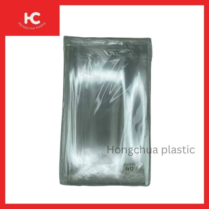 แพ็คถุงแก้ว ลายปรุขนาด 8*12 นิ้ว