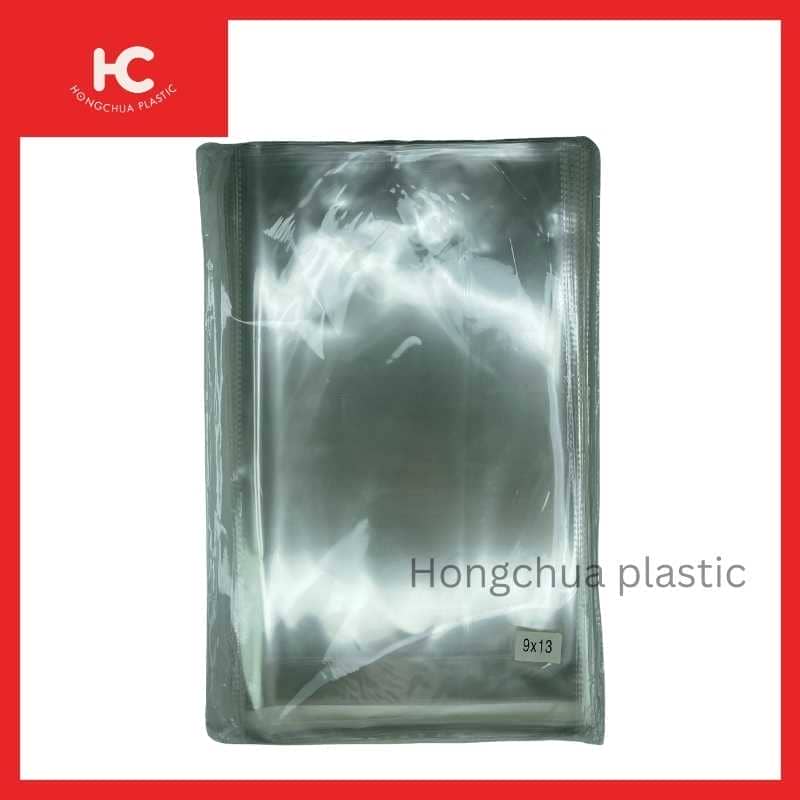 แพ็คถุงแก้ว ลายปรุขนาด 9*13 นิ้ว