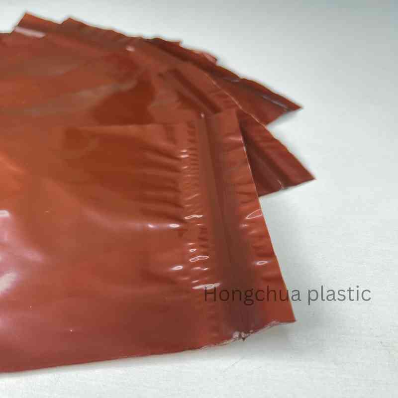 ถุงซิปล็อคสีชา