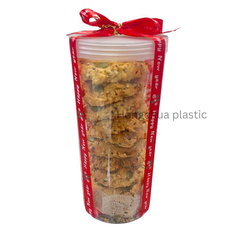 กระปุกขาไก่ ขนาดใหญ่ ใส่คุกกี้และธัญพืช โชว์ความใสของพลาสติก