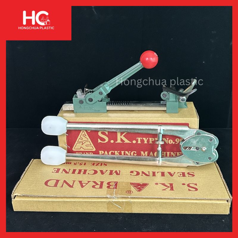 ชุดเครื่องรัดมือโยก-SK-พร้อมคีมหนีบกิ๊ฟเหล็ก-Hongchua-plastic